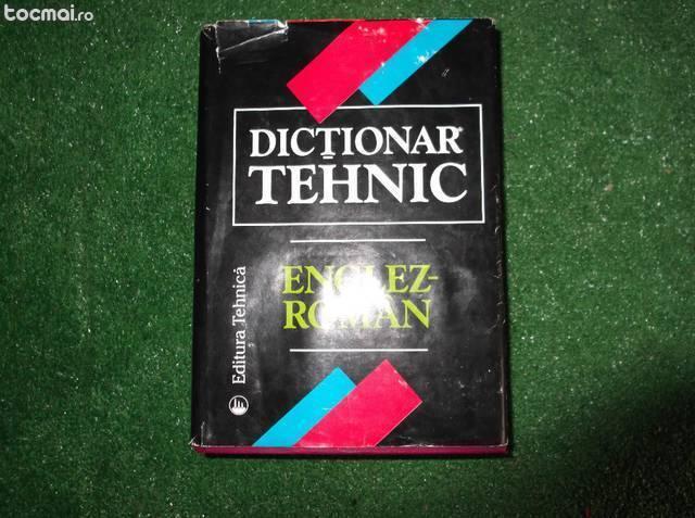 Dictionar tehnic englez roman/ 1997/ 1558 file