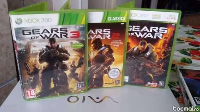 Gears of war 1, 2, 3, colectie xbox 360