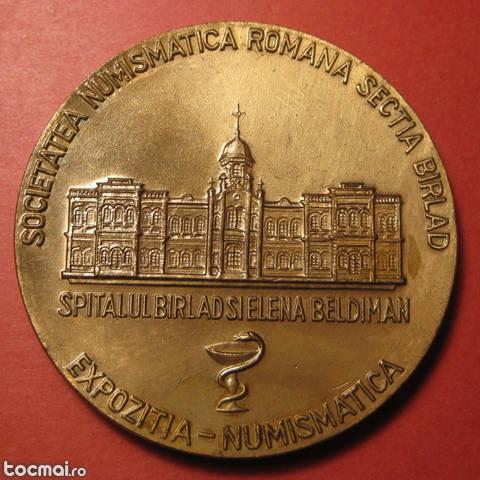 Medalie barlad 150 ani de asistenta spitaliceasca 1988
