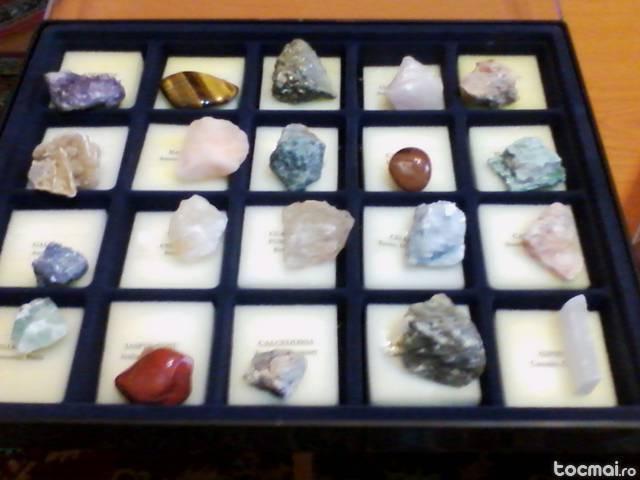 colectie de roci, minerale si pietre semipretioase