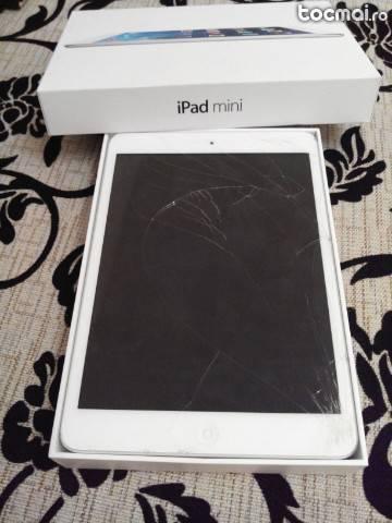 iPad Mini, 16 gb, wii- fi, la cutie, geam fisurat, functionala