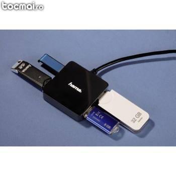pachet Hama 1/ USB- 2. 0- Hub 1: 4