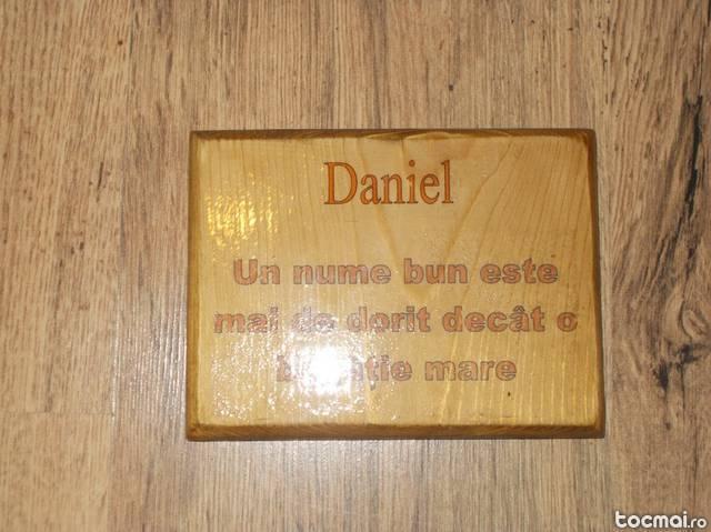 Placa decorativa pentru birou