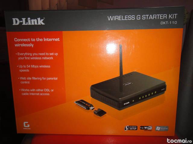 Router d- link wireless g starter kit dkt- 110