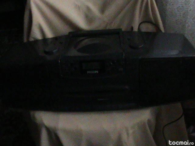 aparat de radio cu casetofon si CD player