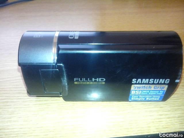 Camera video samsung hmx- q10, full hd, negru + card 8gb