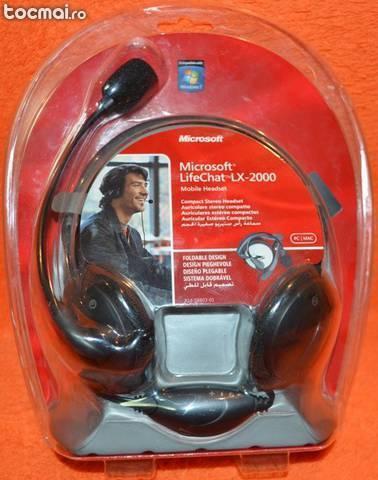 Casti cu microfon Microsoft LifeChat LX- 2000, sigilate