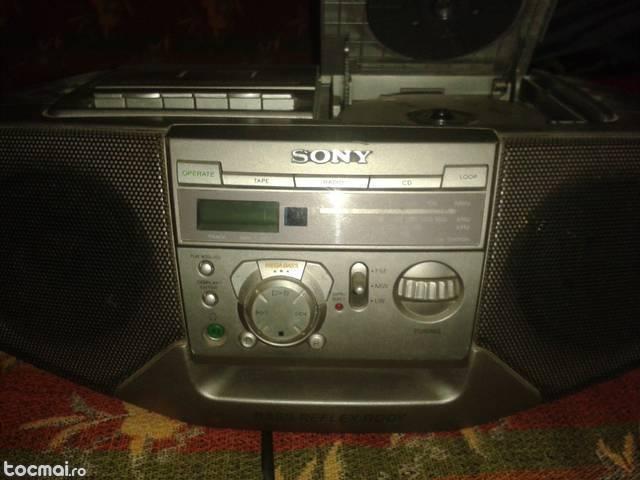 Cd radio cassette model cfd v37l marca sony