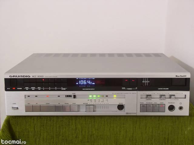 Grundig rcc 2000 amplificator/ tuner/ casetofon deck