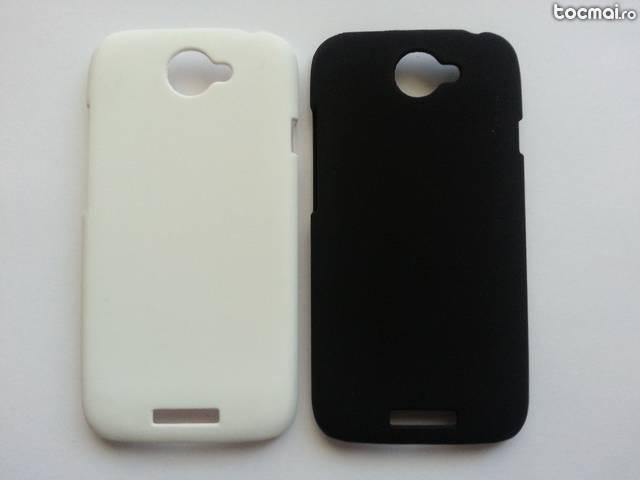 Husa hard case dedicata htc one s, alba sau neagra