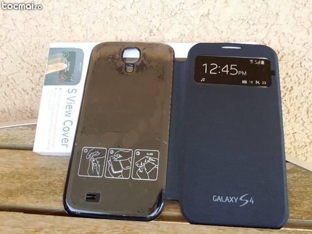 Husa S- View pt Samsung Galaxy S4*Carcasa Activa- noua