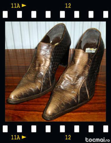 Pantof dama piele de sarpe Graceland Italia masura 38