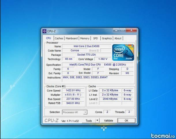 Placa de baza- Intel Core 2 Duo+nVidia 9500gt+4gb DDR2+sursa