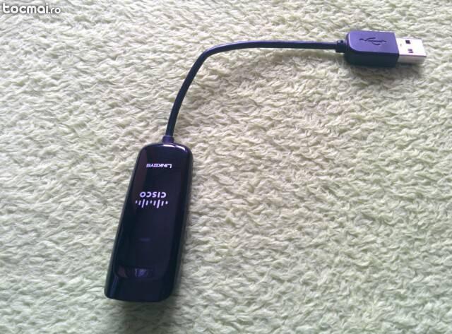 Placa retea usb linksys usb300m 10/ 100mbps