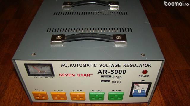 Stabilizator/ Regulator automat tensiune AR- 5000 Seven Star