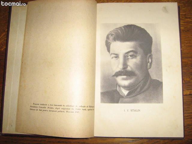 Carte iosif vissarionovici stalin editia a 2 a