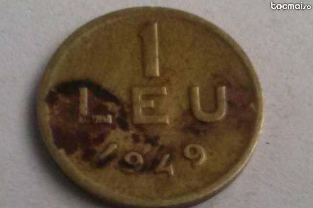 Moneda 1 (leu) 1949- Romania