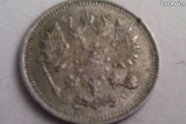 Moneda 10 kopeici 1914- Rusia(Ag)