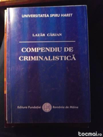 Compediu de Criminalistica