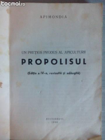 Din tainele stupului Propolis 1990