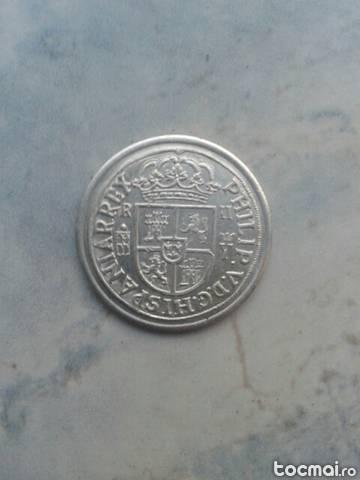 moneda spaniola din 1708