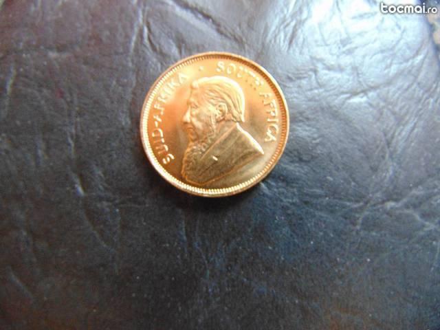 moneda 14 k suid afrika 1/ 2 krugerrand an 1985