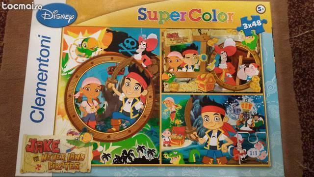 puzzle Disney Jake piratul 3x48