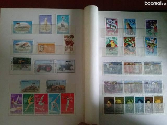 Lot de timbre. 5 clasoare de timbre vechi si colite. (mii)