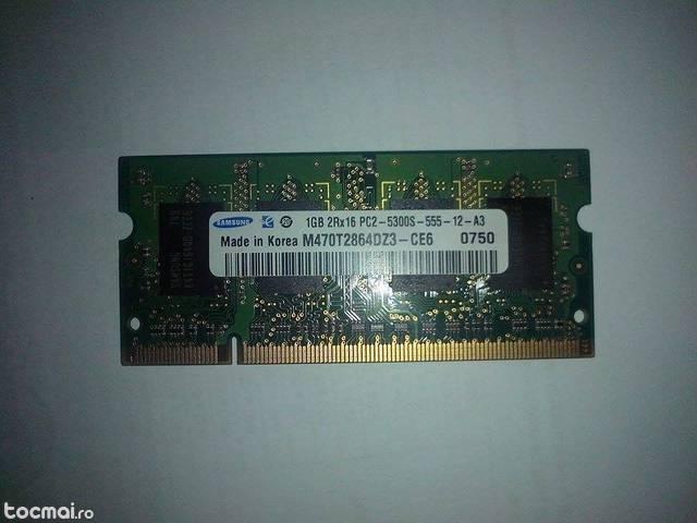 2x1 GB Ram DDR2 Laptop
