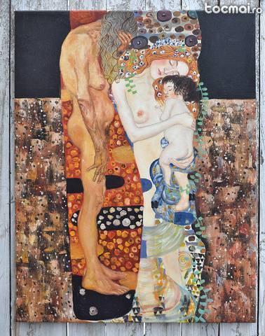The Three Ages of Woman (80x60cm) - reproducere Klimt