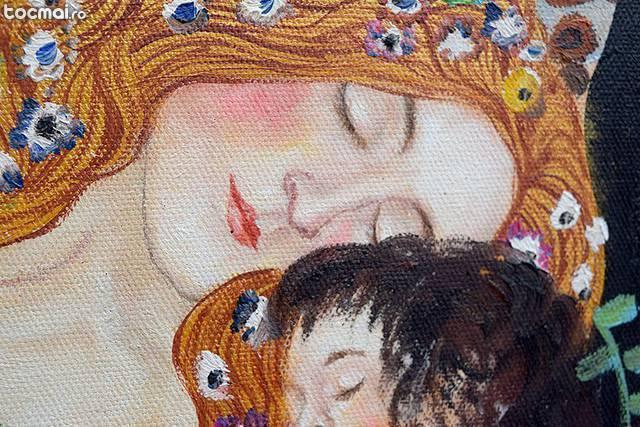 The Three Ages of Woman (80x60cm) - reproducere Klimt