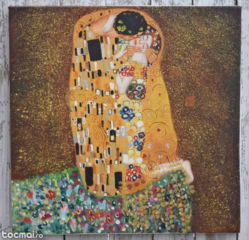 The Kiss - Reproducere Gustav Klimt (50x50cm)