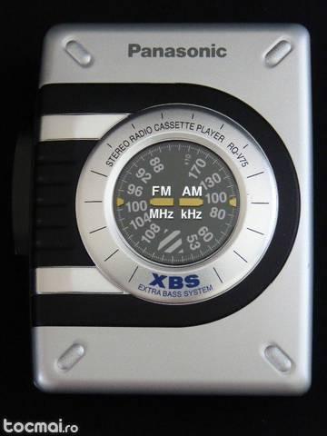 Walkman de colectie panasonic rq- v75 cu radio fm- am si xbs