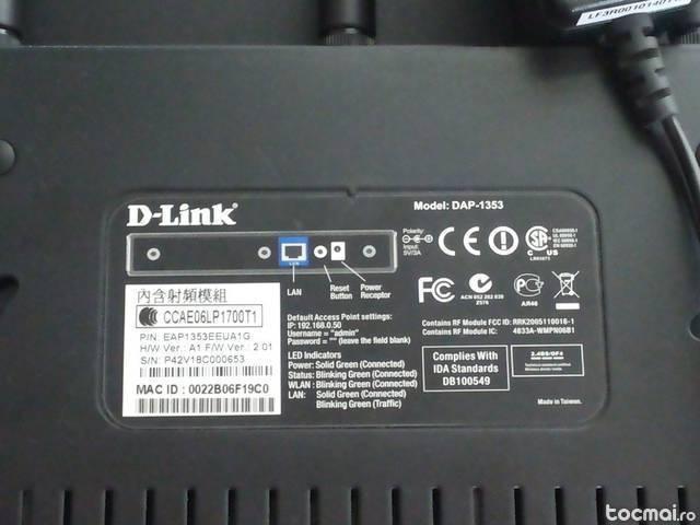 Acces Point Wireless DLink DAP- 1353
