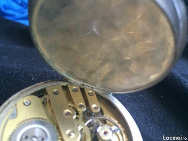 Ceas de buzunar argint 800 vechi marca preciosa