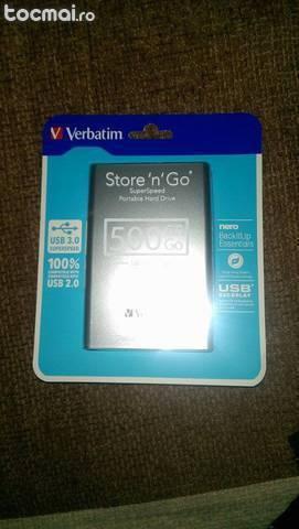 HDD extern Verbatim Store'n'Go 500GB