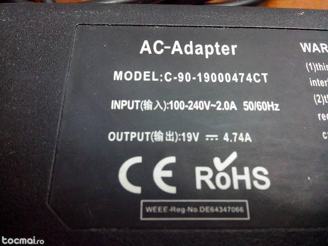 Incarcator laptop HP 19V/ 4, 7A