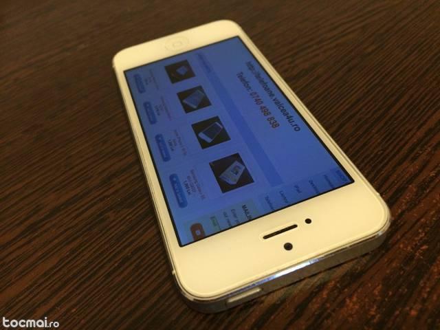 iPhone 5 White/ Alb 16 Gb - Decodat Gevey - 9. 5/ 10