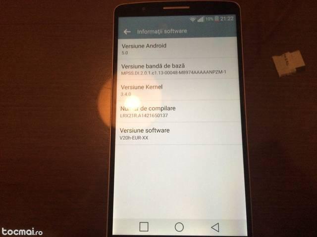 Lg g3 32 gb impecabil full box cu garantie + husa