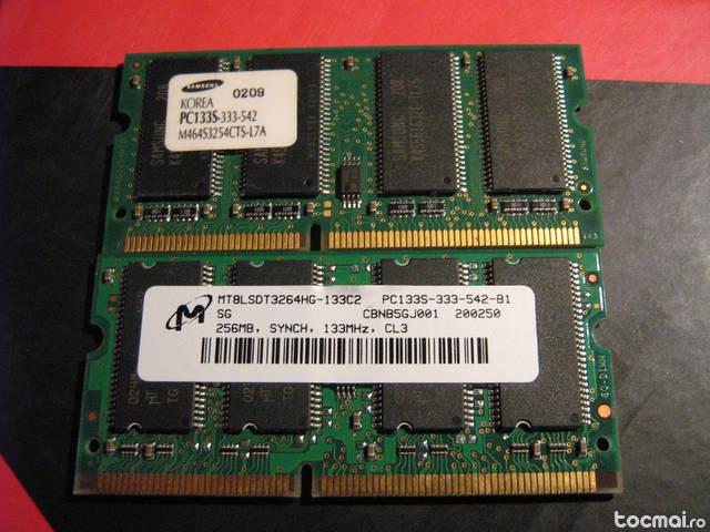 Memorii Laptop 258MB / SDRAM