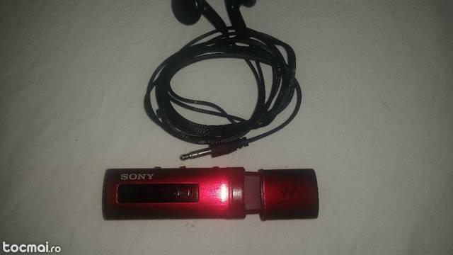 MP3 Player Sony NWZB183R, 4GB, Rosu