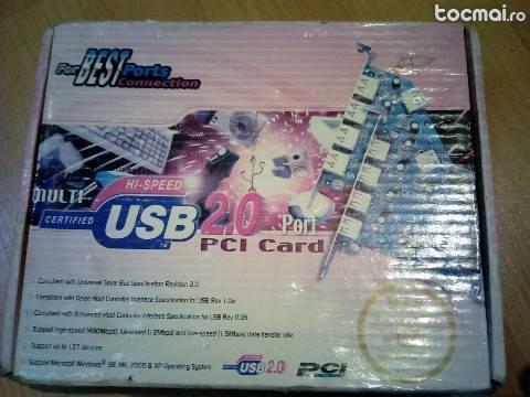 Multi Hi- Speed USB 2. 0 PCI Card Port