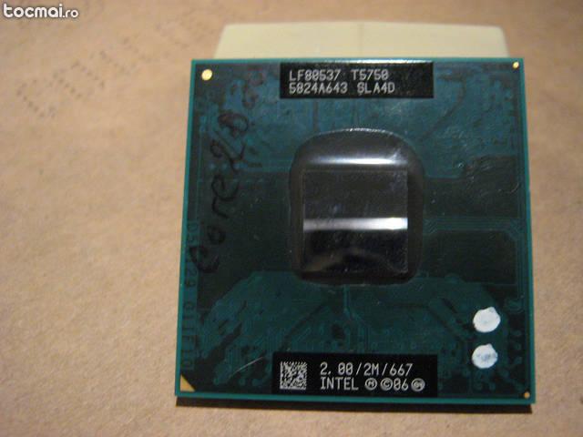 Procesor Laptop Intel® Core2Duo T5750 2. 0Ghz Soket P