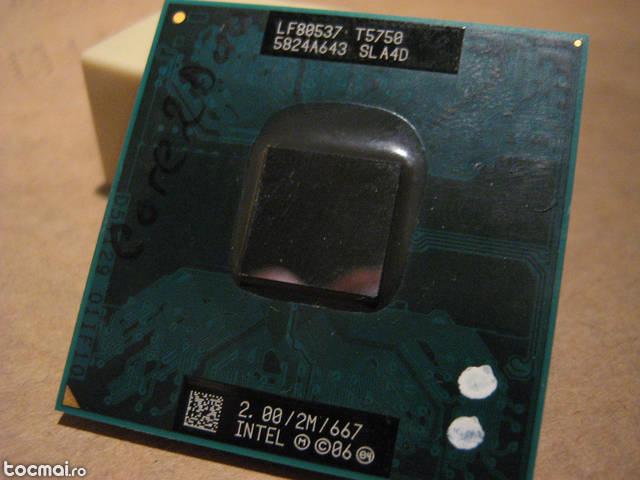 Procesor Laptop Intel® Core2Duo T5750 2. 0Ghz Soket P