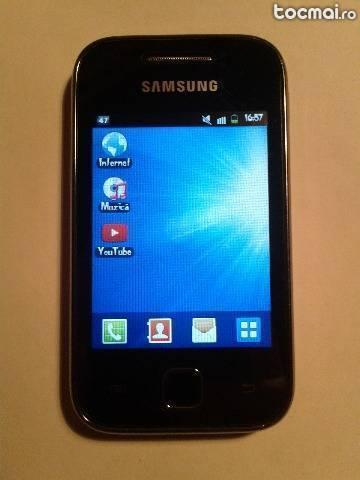 Samsung Galaxy Y S5360 la cutie+incarcator aproape nou