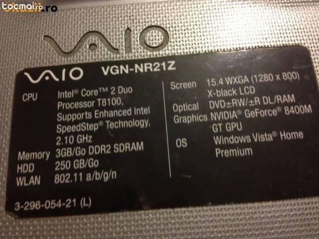 Sony vaio vgn- nr21z - - - pentru componente