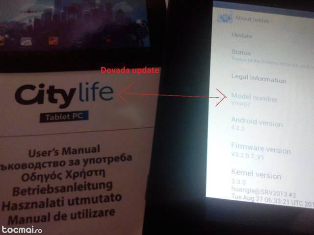 Tableta Alview CityLife (update in vivaQ7)