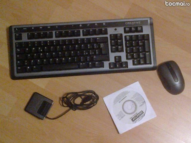 Tastatura si Mouse Wireless