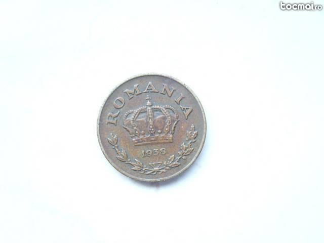 moneda 1 leu 1938 , circulata