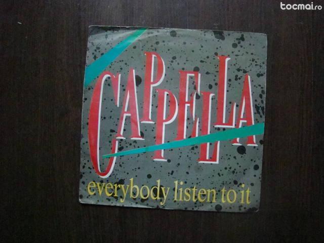 Disc vinil cappella everybody listen to it (mic)
